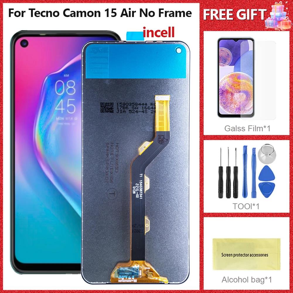 Clearance sale 6.6| Display For Tecno Camon 15 Air CD6 CD6S LCD Display Touch Screen Digitizer Assembly New Camon15 Air Repair Replacement