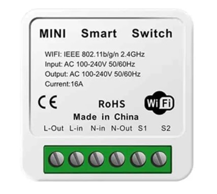 Tuyasmart 16A mini switch one gang switch