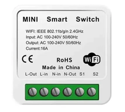 Tuyasmart 16A mini switch one gang switch