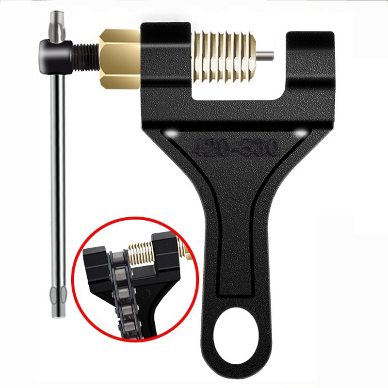 Universal Carbon Steel Spanner Link Splitter Pin Remover 420-530 Chain Breaker Cutter Repair Tools For Motorcycle Bike ATV Bles Online DZ-30C-20