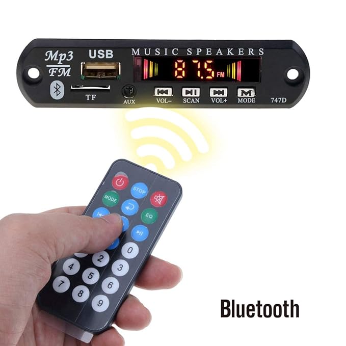 Bluetooth MP3 Player Decoding Board Module w/ SD, USB 2.0, FM 5V DC