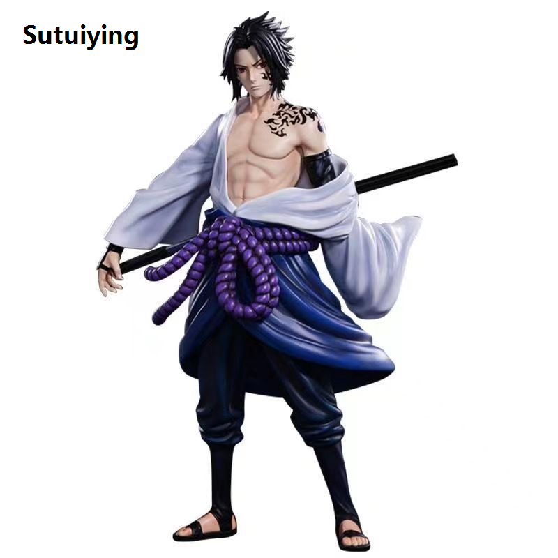 Sutuiying Naruto Seal Sasuke Shippuden Chidori Uchiha Sasuke Profesional Anime Figure Model Ornament Collection Gift