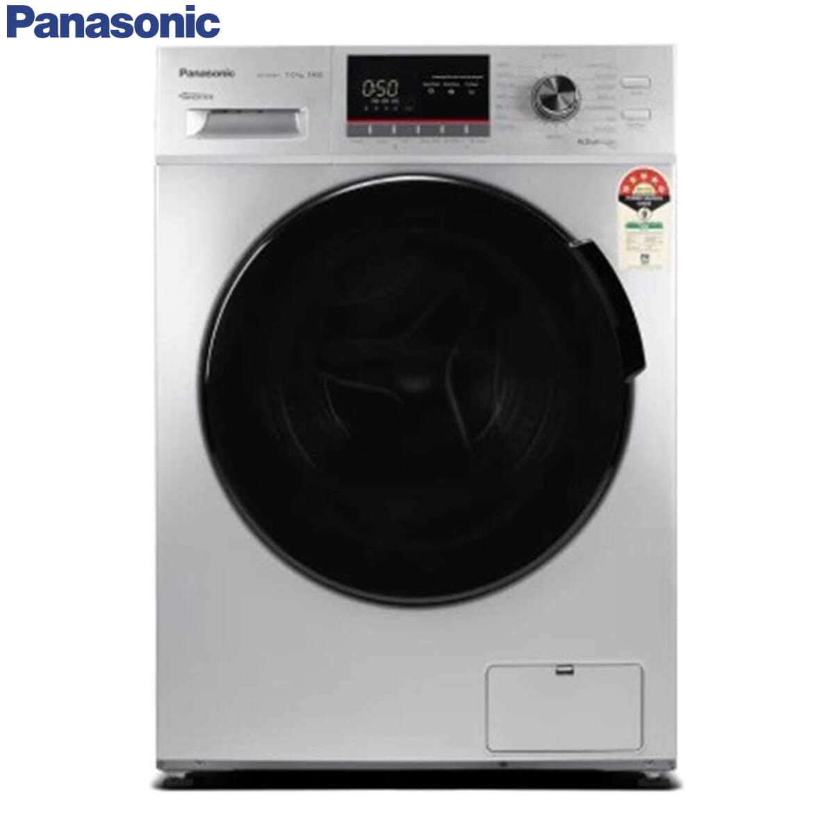 Panasonic 7Kg Inverter Technology Full Automatic Front Load Washing Machine (Silver)