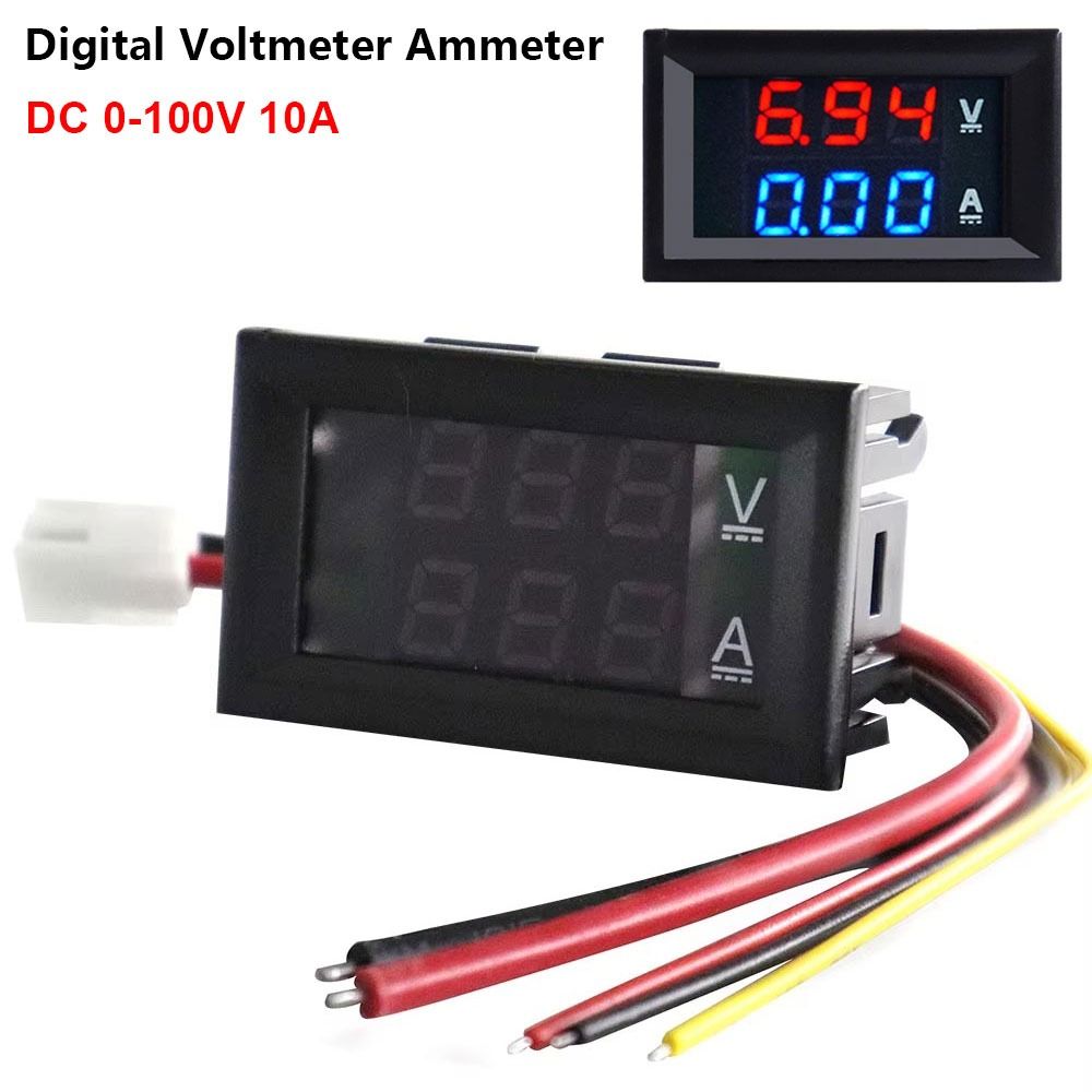 1PCS LED Display Module DSN-VC288 DC 100V 10A 50A 100A Voltmeter Ammeter LED Amp Dual Digital Volt Meter Home Use Tool