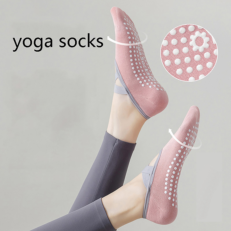 【Top Selling Item】 Yoga Socks Professional Anti Slip Socks Woman Sport Sweat-absorbent Socks