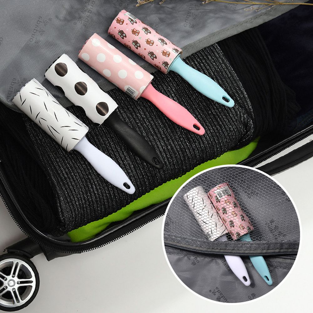 Device Portable Paper clothes sticking dust removal roller Mini tearable Sticking device