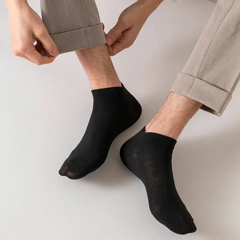 Breathable solid color socks ankle seamless silicone low-top boat socks / women's double 101/5 / men's invisible non-slip summer casual