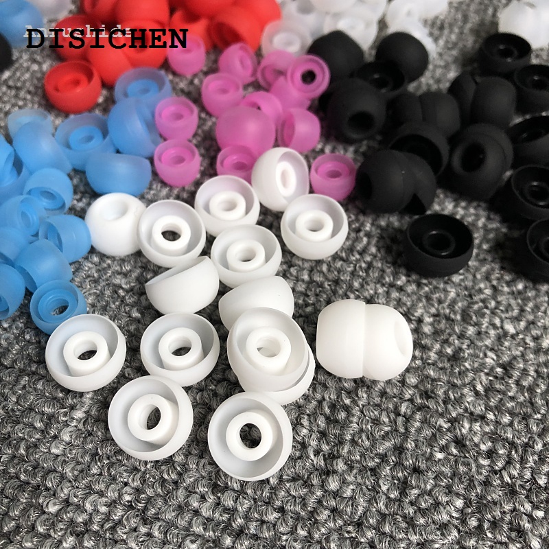 DISICHEN Luxury Anrushide 50pcs/lot Earphone Silicone Case Covers Soft Ear Tips For Headphones New style Ear Pads Cushion Caps Earbuds Replacement Accessories