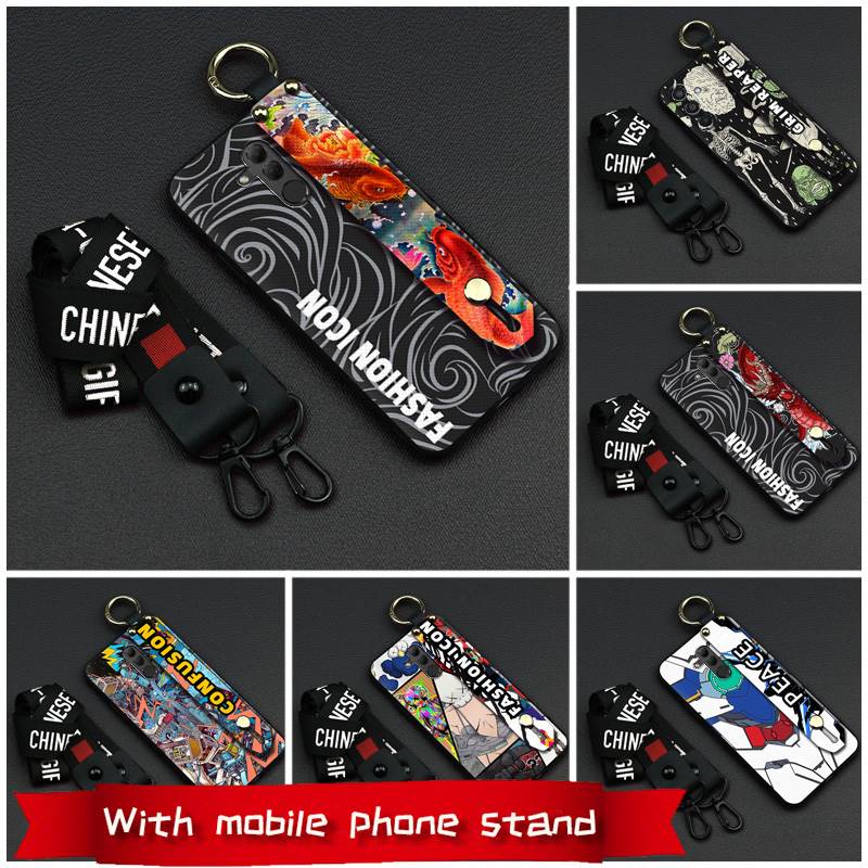 personality Kickstand Phone Case For Samsung Galaxy M35 5G/SM-M356B ring protective Graffiti Durable Anti-dust Soft case