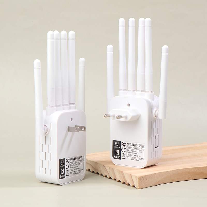 WiFi Repeater 300MBPS | 6-Antenna Wireless Signal Booster for Home | Long Range Network Extender with Dual Band Support