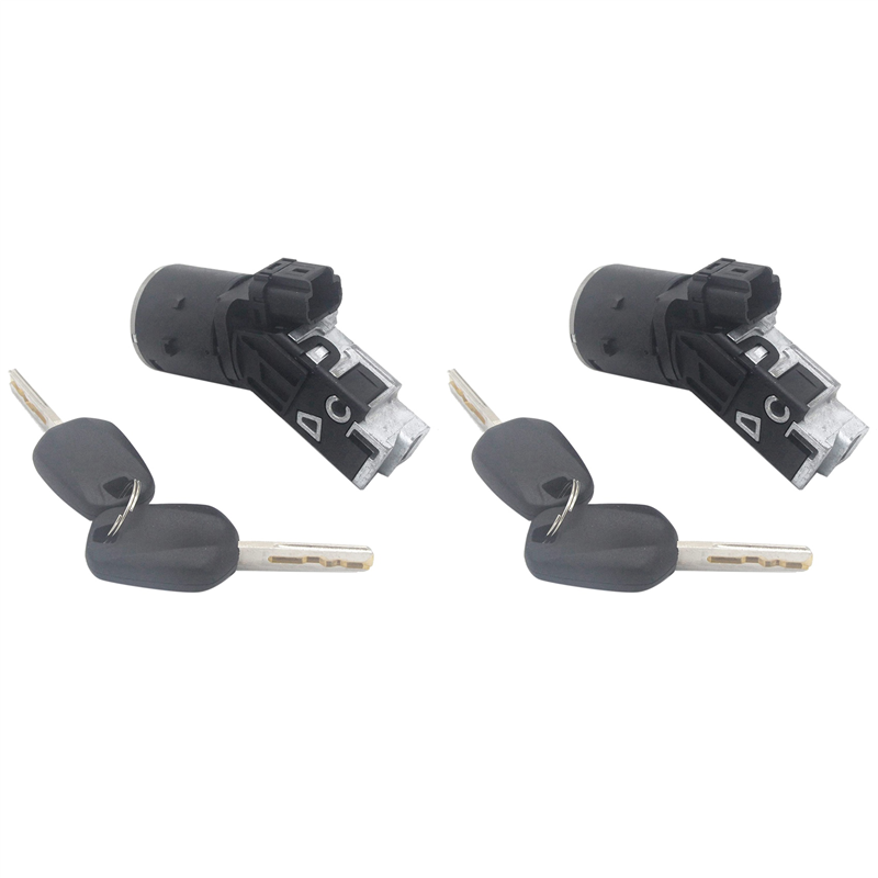 OYPFXMI 2X Car IGNITION SWITCH BARREL 3 PINS for 208 2008 3008 EXPERT 2018 9663123380 1608682880 9673257480