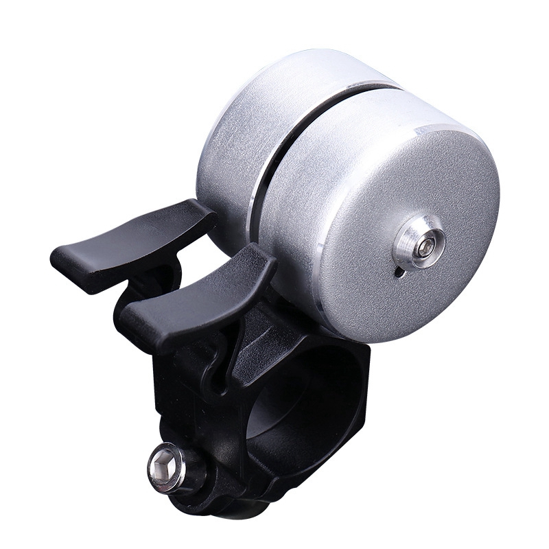 FORIDE Bicycle Bell 120DB Loud Double Horn Cycling Safety Alarm Warning Bell Bicycle Accessories,Silver