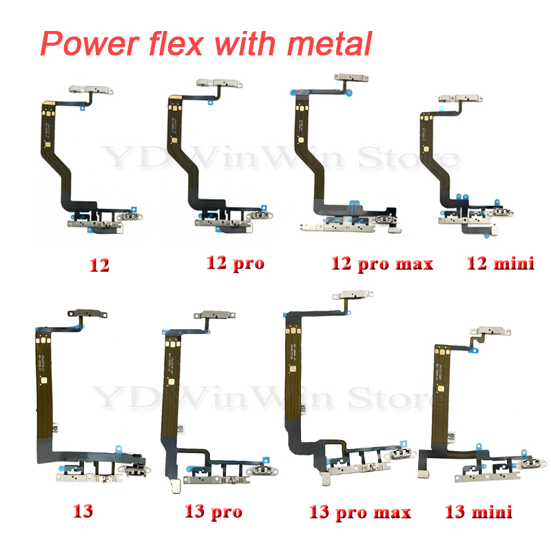 Clearance sale Parts off switch key replacement mini volume on hone 1 suitable for iP metal power cord 2 13 Pro Max