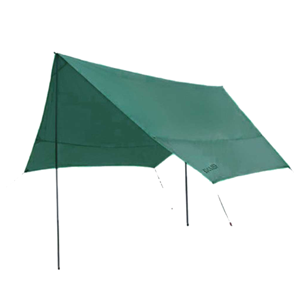 BlackDeer Outdoor Canopy Tent Portable Waterproof Super Sun Protection Roof Tarp Shelter Cotton Tarp Free Aluminum Rod
