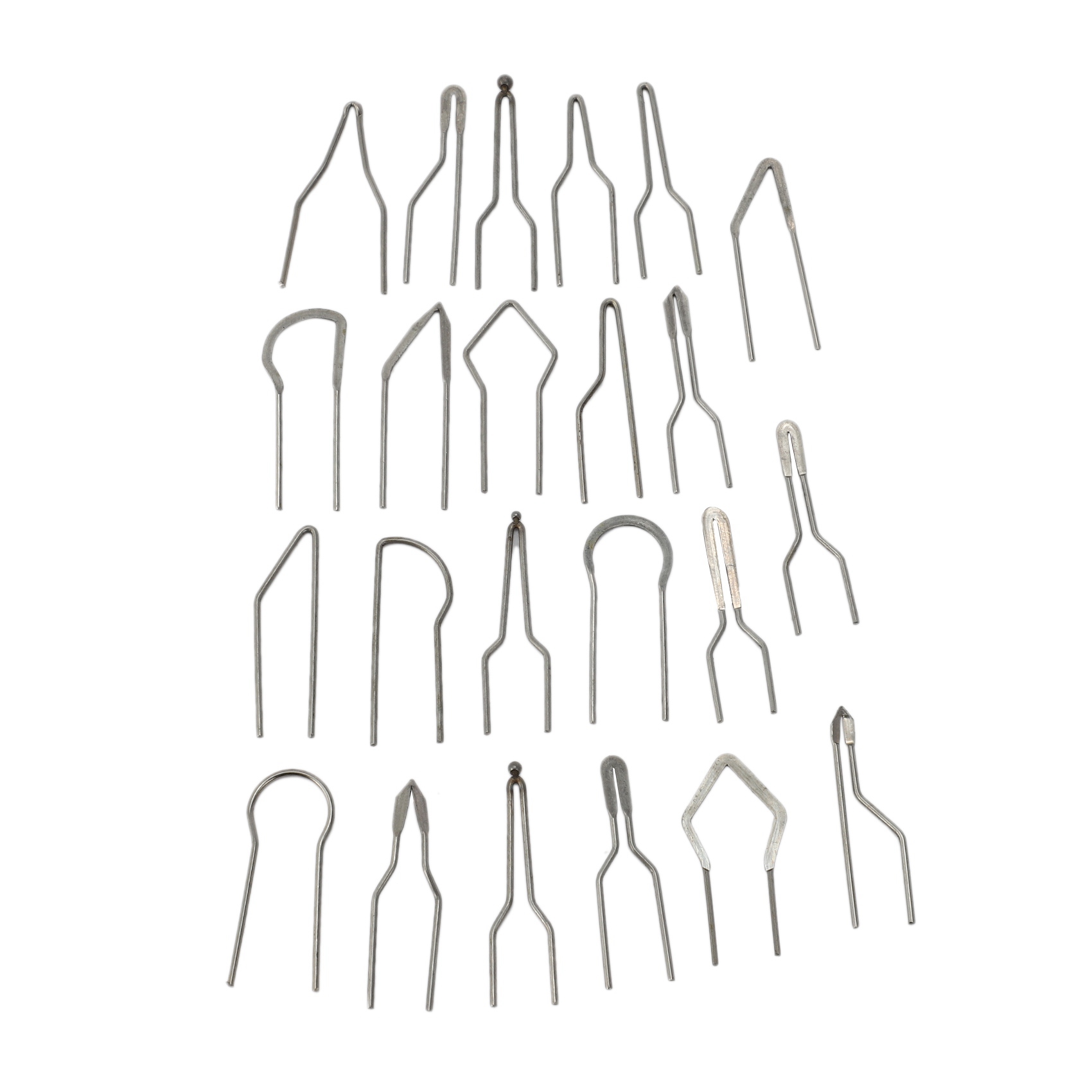 46Pcs Metal High Impedance Accessories Wood Burning Portable Heating Wire Replacement Carving Mini Pyrographic Tip Kit