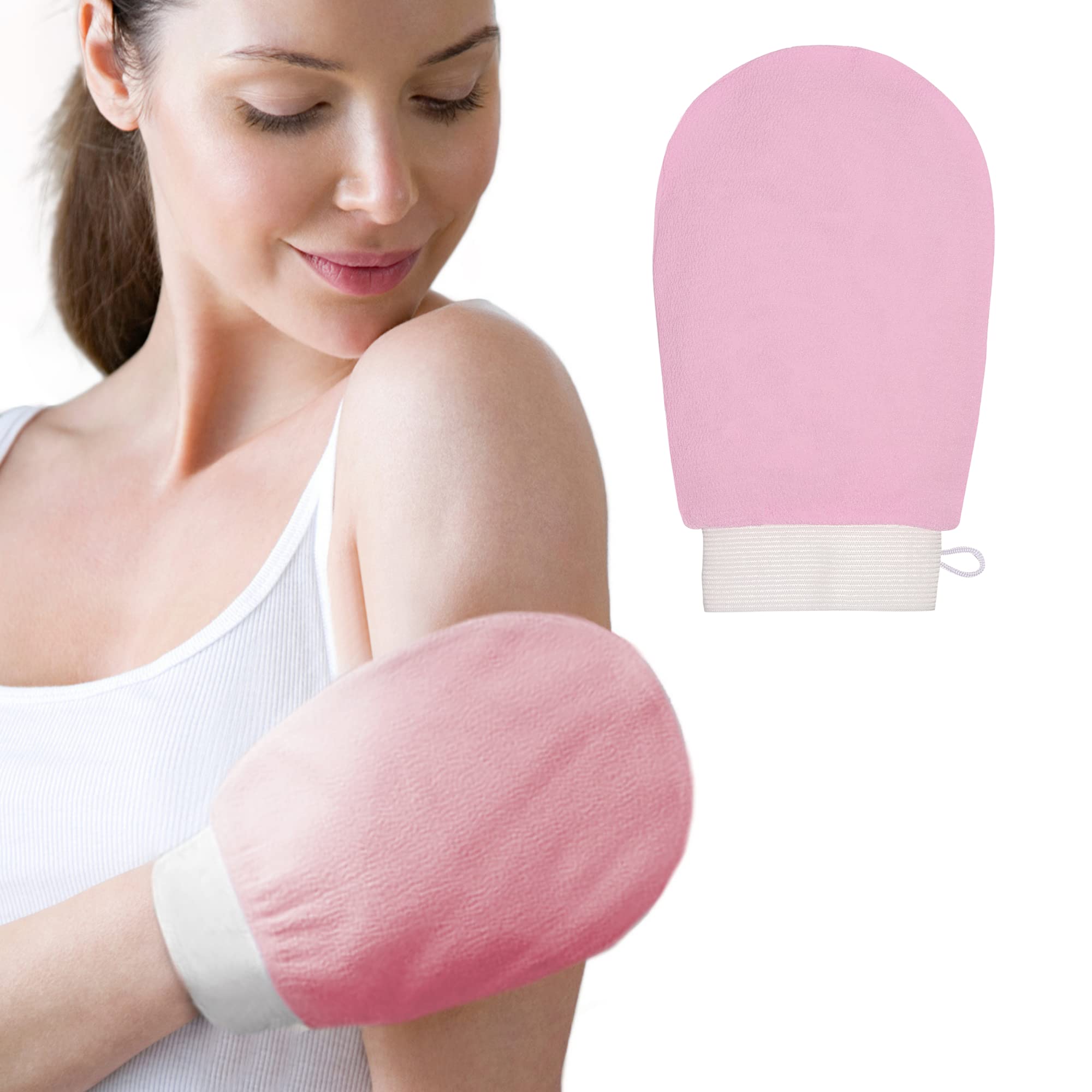 Korean Beauty Point Original Exfoliating Glove Made with Viscose, Biodegradable Fiber Exfoliating Body Glove / Bath Gloves / Scrub Gloves