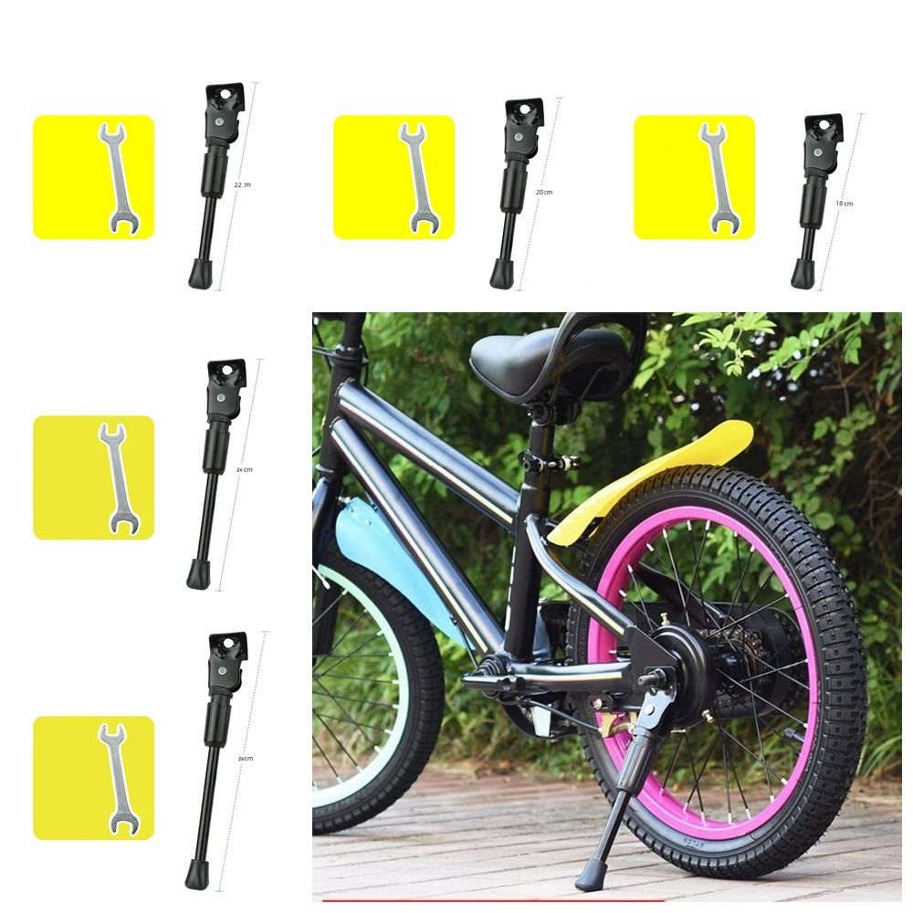 Children Bike Side Kickstand Foot Kids Bicycle Parking Stand Support Foot Brace 12/14/16/18/20 Inch