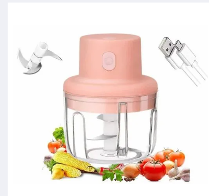 Rechargable Electric Garlic Chopper, Mini Wireless Portable Electric Chopper Food Processor Garlic Masher
