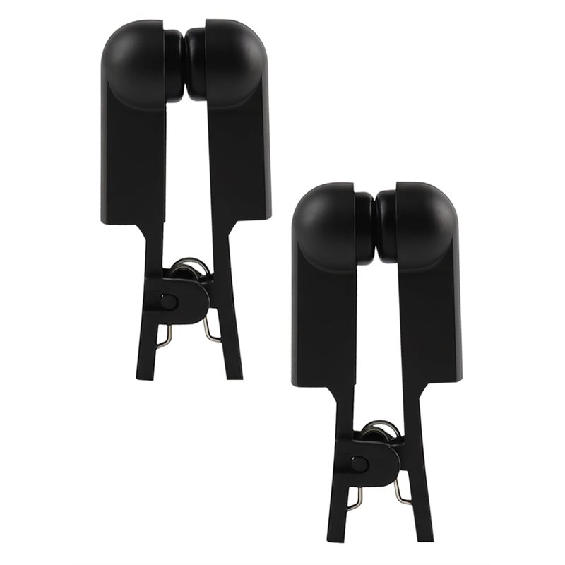 1 Pair Ear Clip Electrode Rubber Compatible for & Standard Tens Units Reusable Ear Clip Accessory