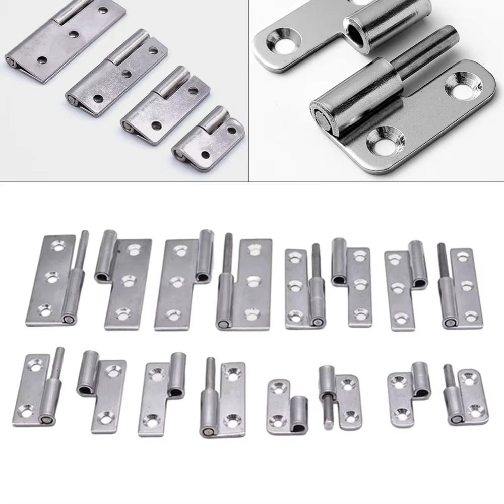 1Pcs Durable Window Accessories Detachable Hinge 1.5/2/2.5/3/4 Inch Furniture Hardware Removable Hinge 304 Stainless Steel Slip Joint Door Hinges Window Door Cabinet Cupboard