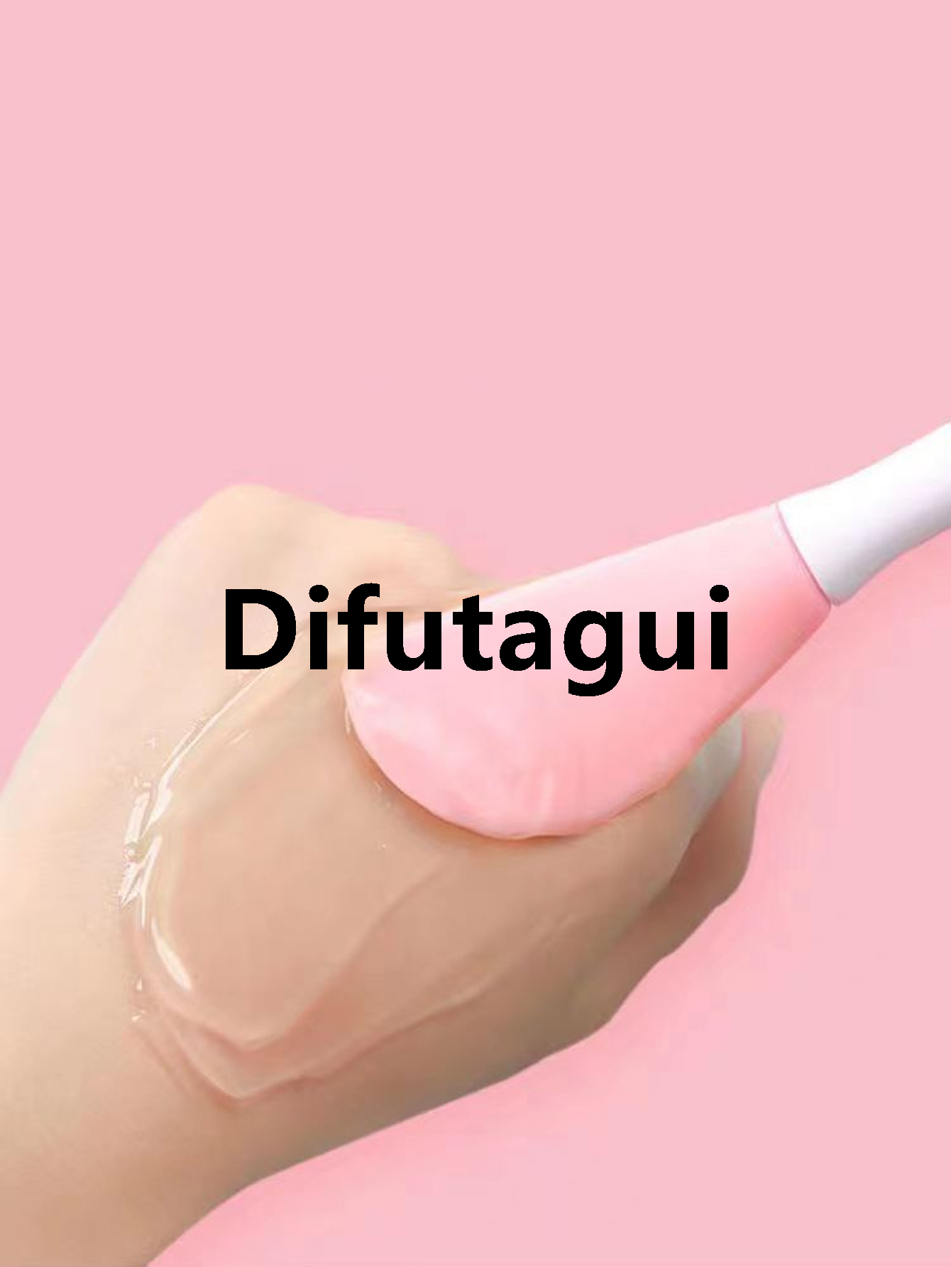 Difutagui New 1pcsCub silicone double head facial mask brush adjusting Hot Selling mask beauty mud film face wash makeup brush