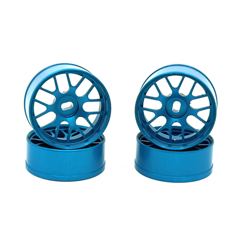 NAMUNY 4Pcs Metal Wheel Rim Wheel Hub for 284131 K969 K989 K999 P929 Mini-Z Mini-Q Mini-D 1/28 RC Car Upgrade Parts,2