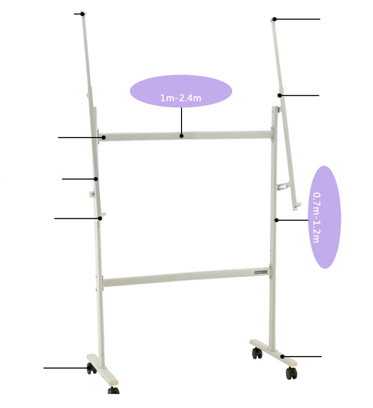 Comix White Board Stand (Model No.BJ1001 ) By Mitrata