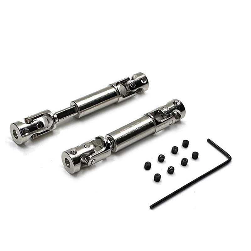 1 Set Replacement Accessories for 1/24 FCX24 RC Car Parts & Accessories Metal Upgrade Front & Rear Drive Shafts
