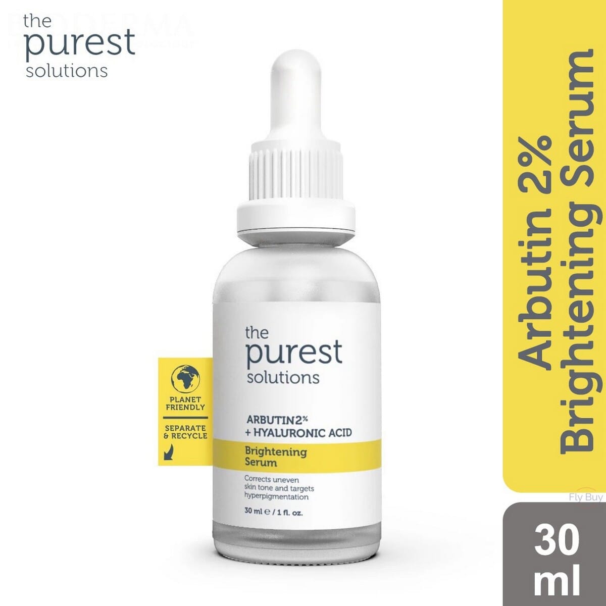 The Purest Solutions Brightening Serum 30 ml | Arbutin 2% + Hyaluronic Acid | Targets Hyperpigmentation and Corrects Skin Tone