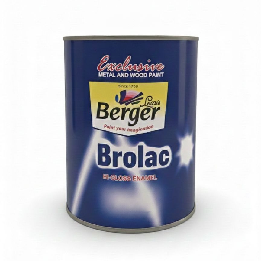 Berger Brolac Hi-Gloss Enamel For Wood and Metal ( Truck Brown )- Choclate Color