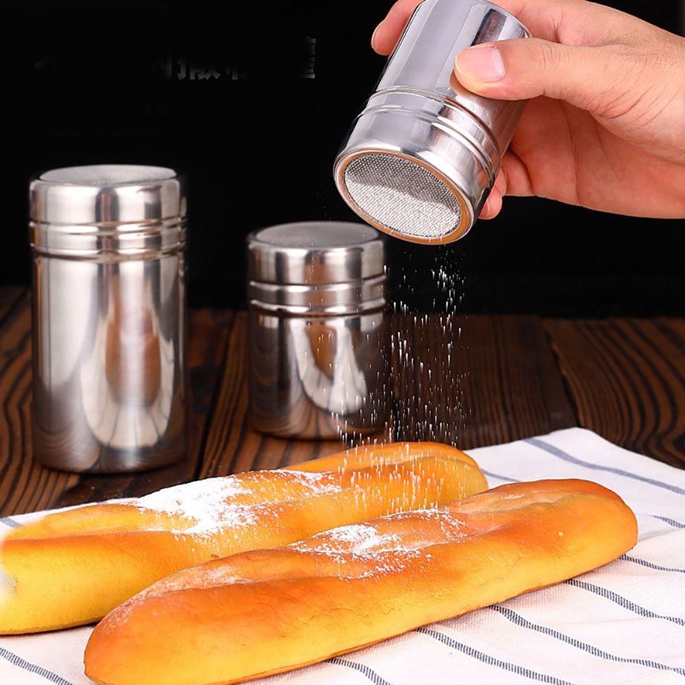 Durable Stainless Steel Powder spreader Multifunctional Strong Coffee sieve High Temperature Resistance Seal Sugar powder sieve Home