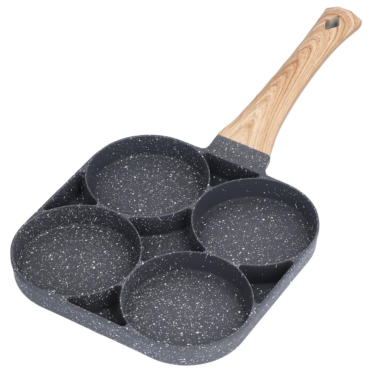 Egg Cooker Frying Pan,Green Pans 4-Cups Non-Stick cookware Aluminium Alloy Fried Egg Cooker,Pancake,Omelette Pan