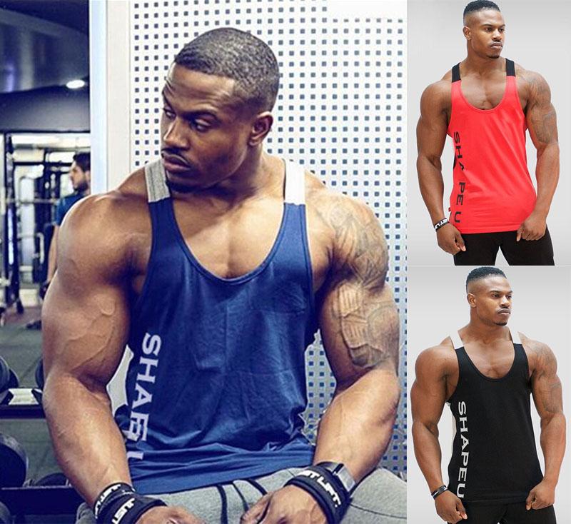 Bodybuilding praise [who uses whom] Gym men's muscle sleeveless vest T-shirt fitness vest
