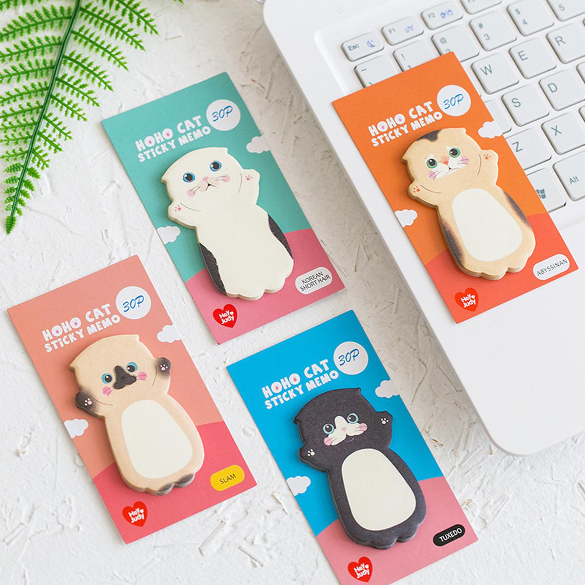 RHS Online 45PCS Cute Cartoon Series Sticky Memo Pad Sticky Notes Album Diary Journal Decorative DIY Scrapbooking