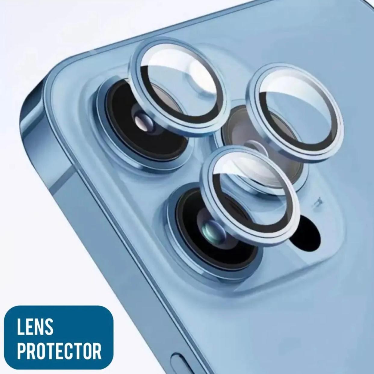 Iphone 15 Pro Max Camera Lens Protection Glass Metallic Ring