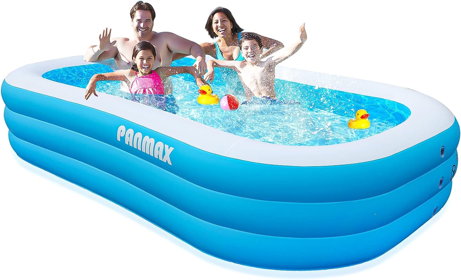 Inflatable Swimming Pools, Family Full-Sized Inflatable Pools( 210cmL/135cmW/56H)