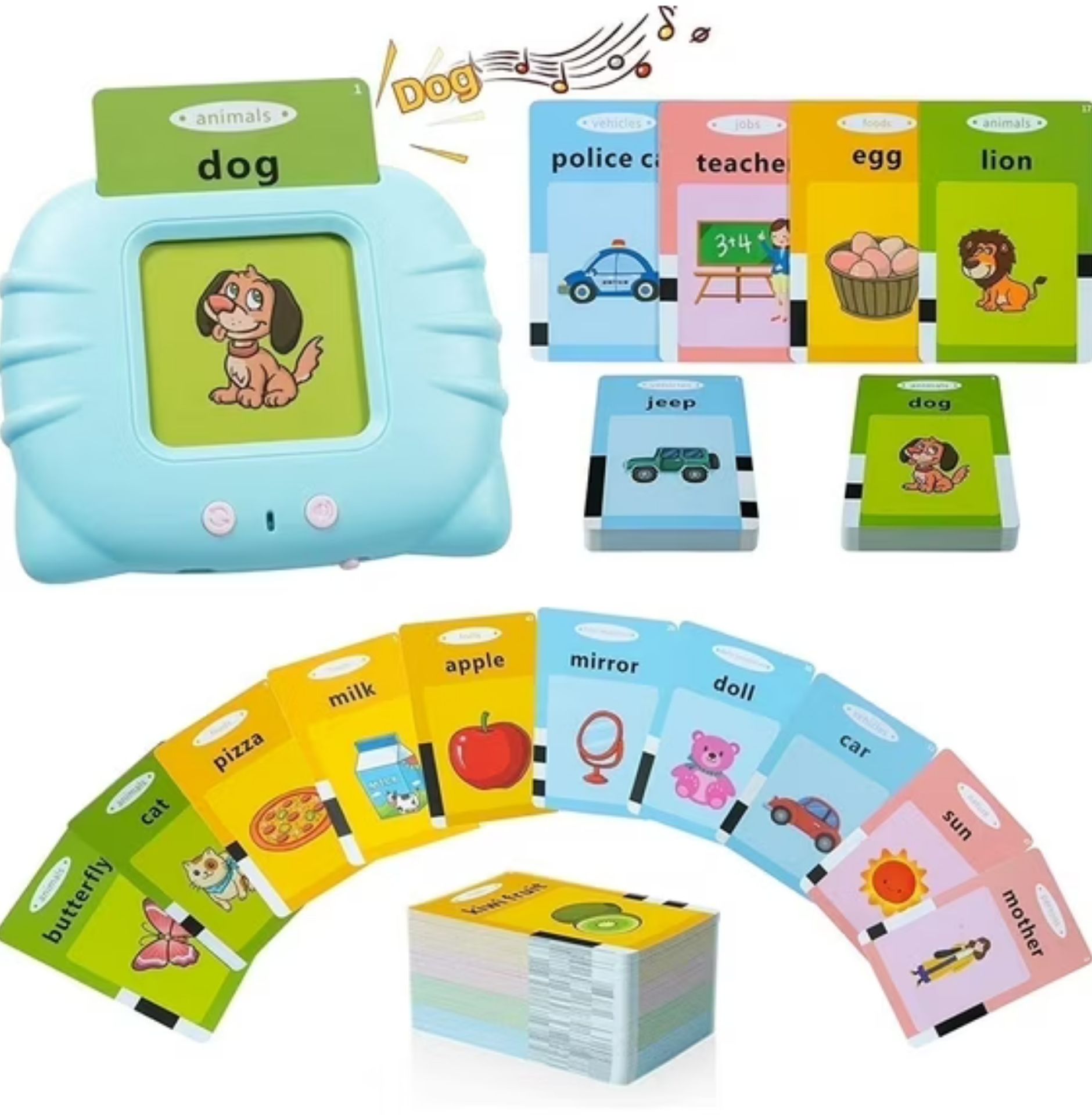 Smart Learning Flash Cards - Develop Memory & Thinking Skills
