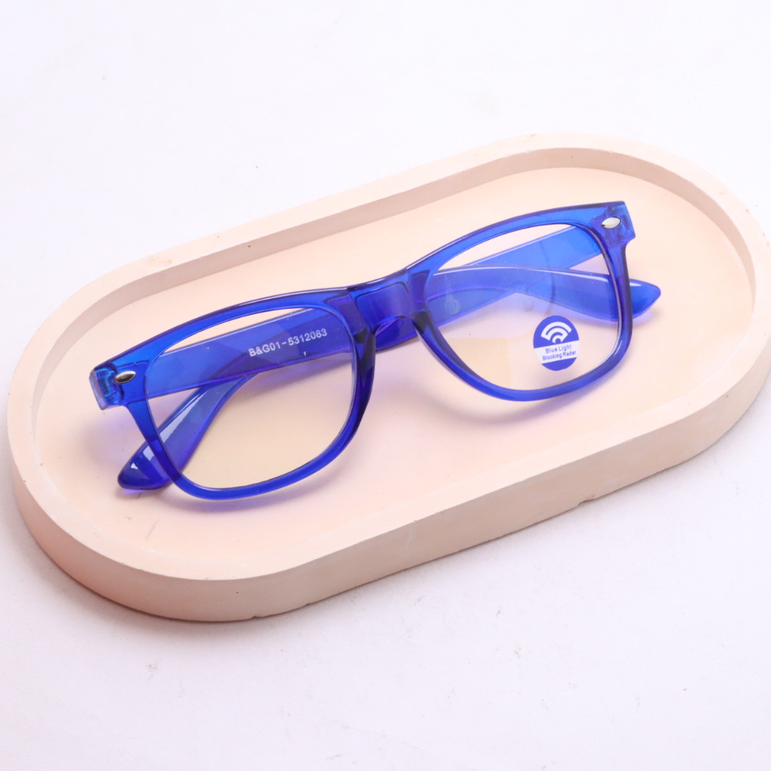 Kids Blue Ray Cut Koren Design Glass For Kids
