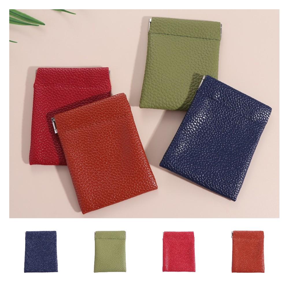 Portable Self-closing Makeup Coin Purse Large Capacity Self-closing Lipstick Bag Mini Simple Mini Makeup Bag Outdoor