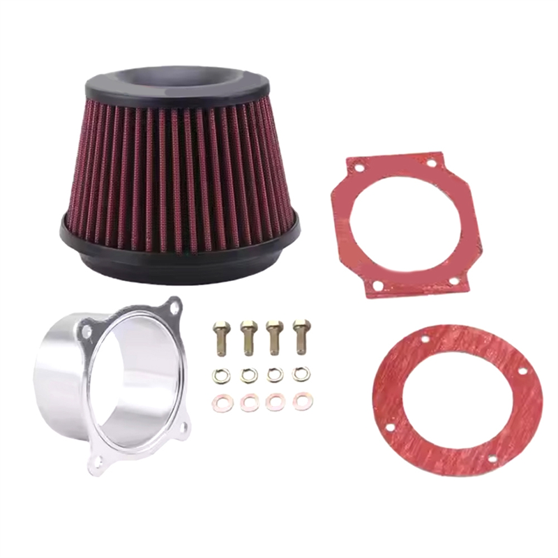 Universal Car Vehicle 3inch 76mm High Flow Intake Air Filter Cold Air Intake Cleaner Racing Car Air Filter
