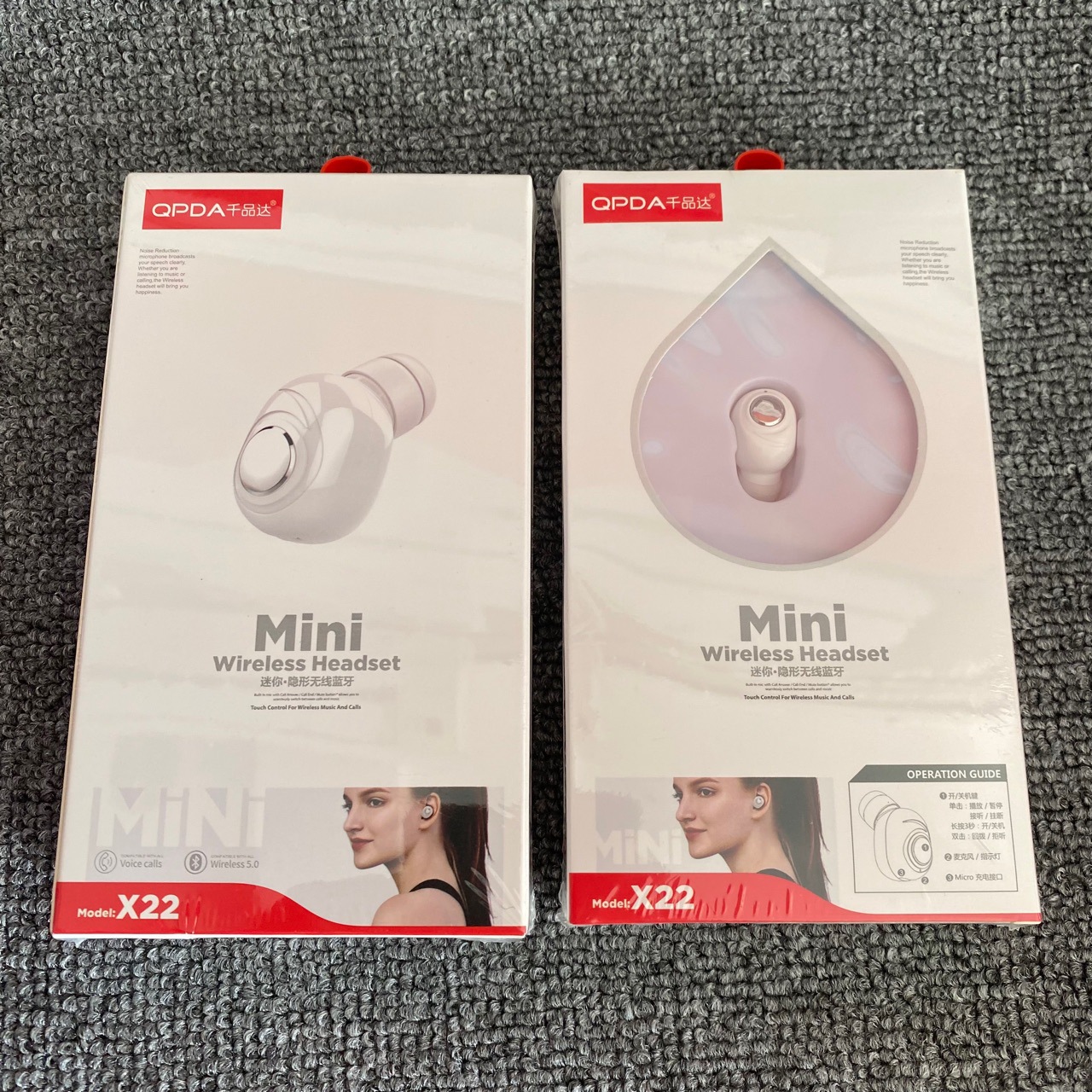 Sale】Bluetooth Headset Private Model Mini In-Ear Monaural 5.0 Stereo Bluetooth Gift