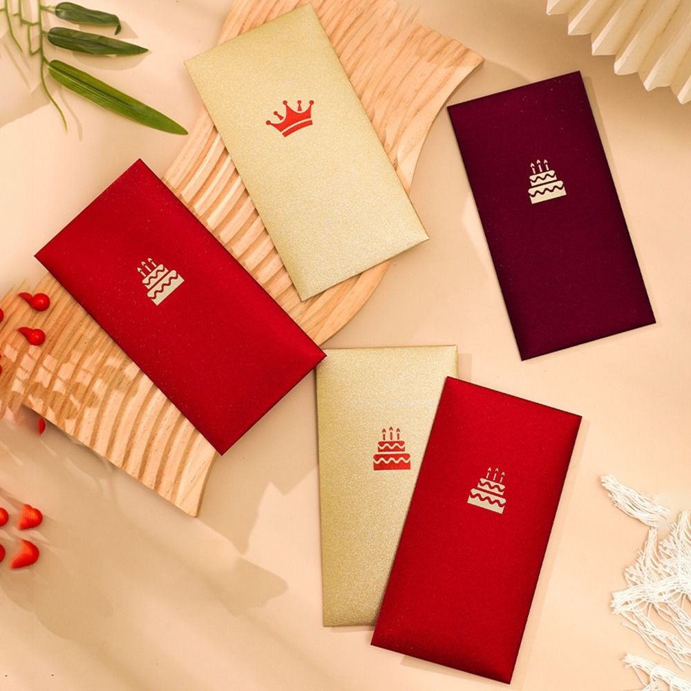 6pcs New Chinese Style 2026 Red Envelopes Flash Gold Paper New Year Blessing Cash Gift Envelopes Minimalist Gift New Year Red Packets Spring Festival