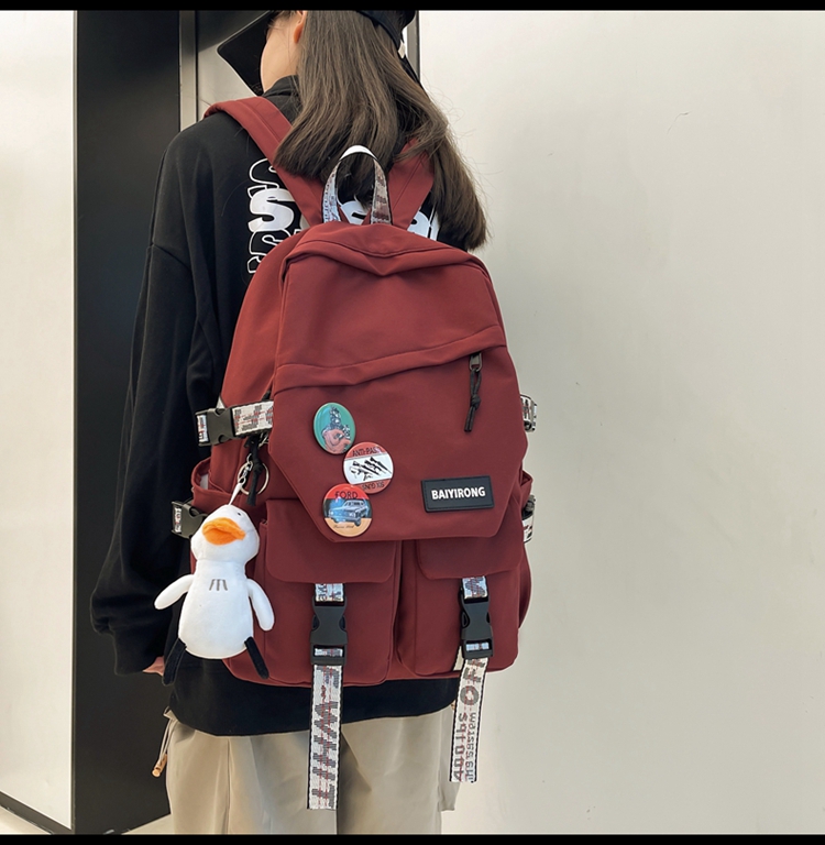 Casual School Backpack for Teenage Girls Boys Student Nylon Men Backpack Women collage and universty backpack bags
