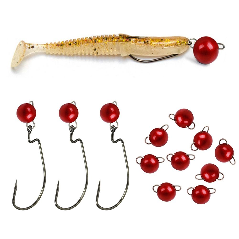 High Quality New Year's red Fishing Tungsten fall Line Sinkers Weights Sinker 1g-60g Durable Hook Connector