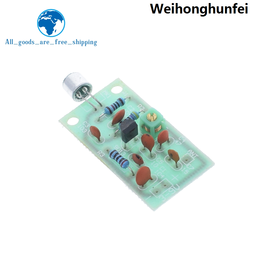 WeihonghunfeiSales promotion 5V3V Radio Wireless Mini Module Transmitter Offer Special 【】TZTFM Microphone Amateur Frequency Board 91-103MHz-DC for DIY 2025 New