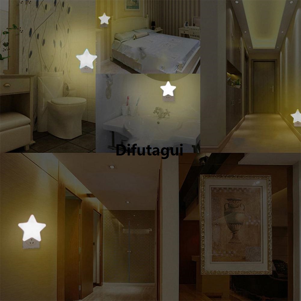 Difutagui Light baby plug ou bedroom night is applicable, control sensor Fifty percent discount star night light bedside lamp children/beauty sleep