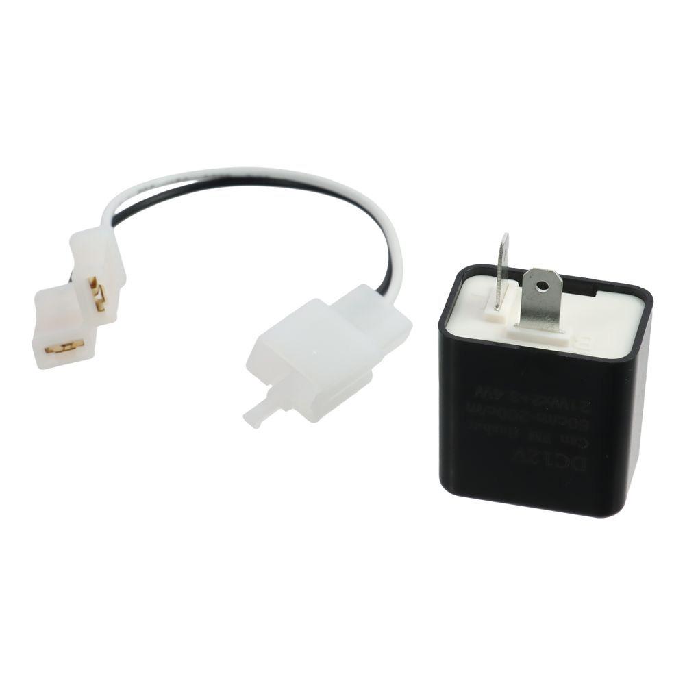 1pcs for Honda Navi Accessories Adjustable Electronic LED Relay 2 Pins with Wires Wireless Turn Signals 12V Plug and Play Turn Signal for Motorcycle, Bikes, Scooters