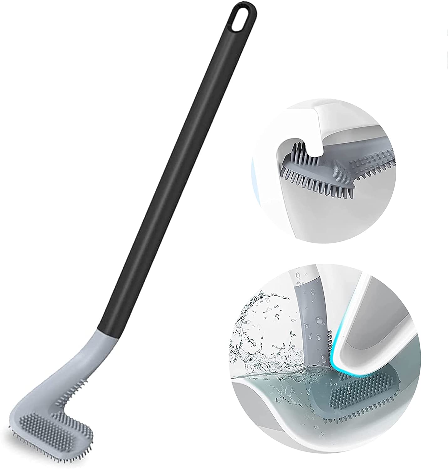 Silicone Wall-Mounted Toilet Brush Silicone Wall-Mounted Toilet Brush