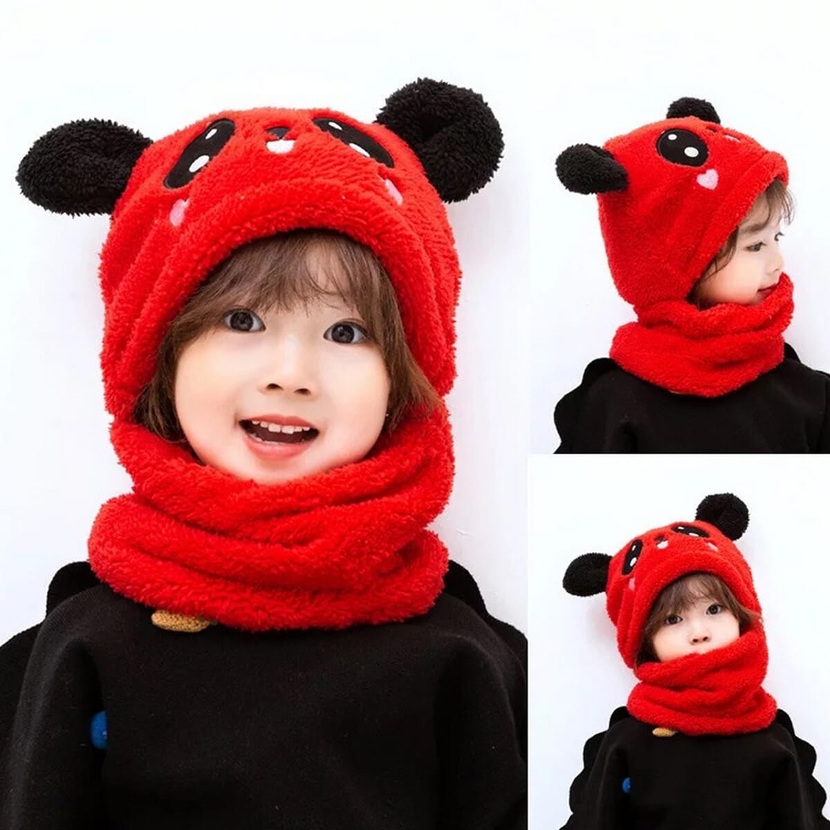 Cozykids - Kids Winter Fur Monkey Cap