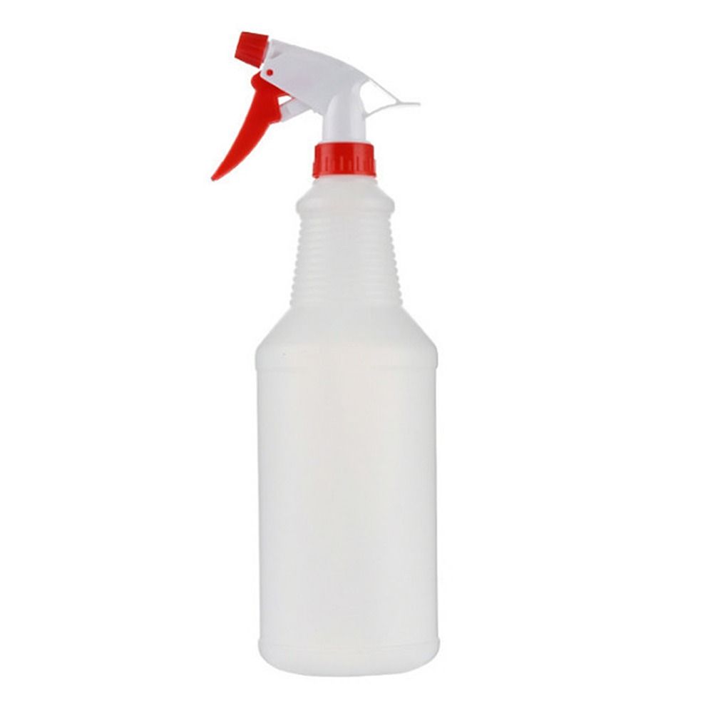 Reusable 16 Oz Plastic Spray Bottles 500ml White Empty Container Water Spray Bottles Home Garden Plant Kitchen